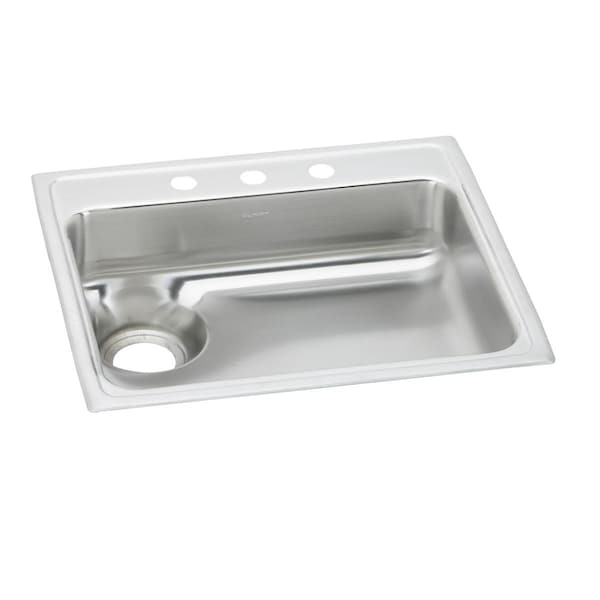Lustertone Stainless Steel 25 X 22 X 6-1/8 Single Bowl Top Mount Sink